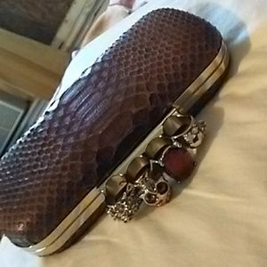 ALEXANDER MCQUEEN KNUCKLE VINTAGE CLUTCH